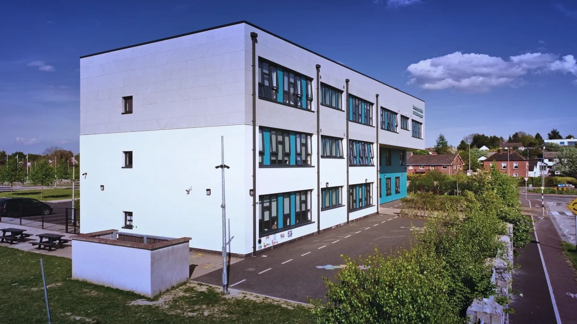 Gaelscoil an Choillinn and Saplings School, photographed