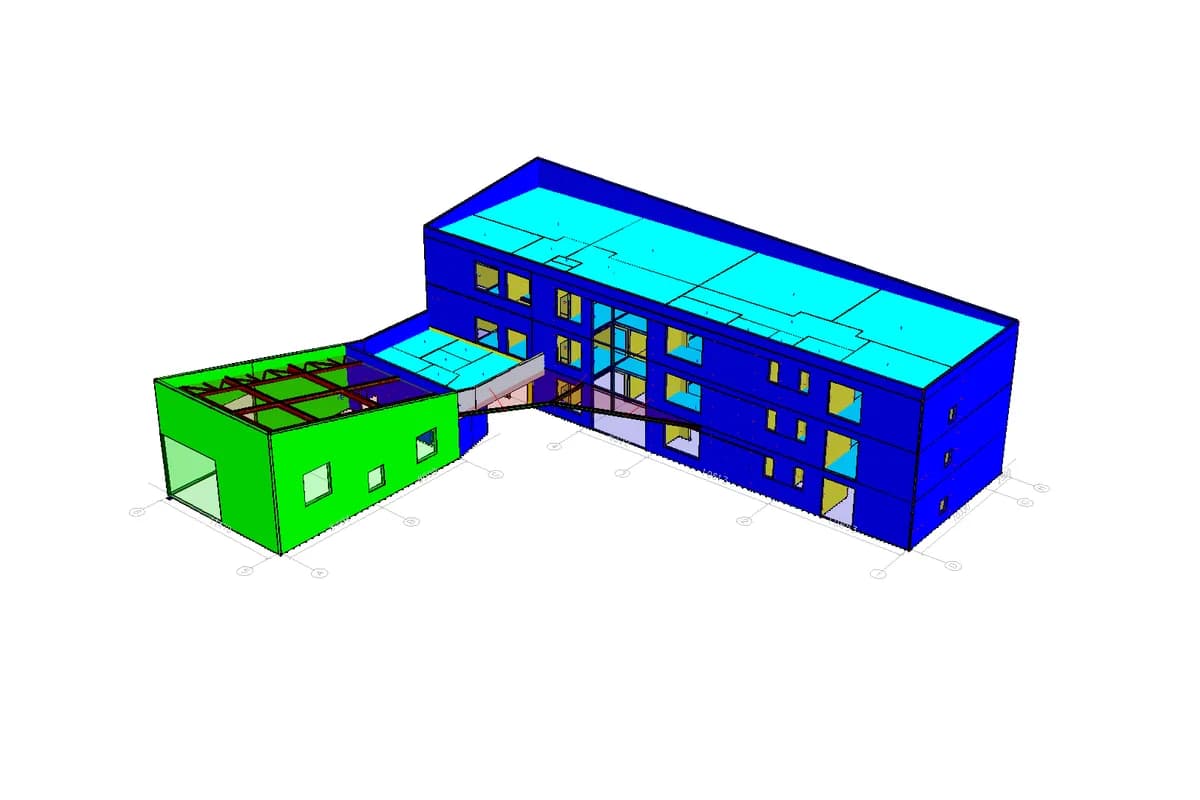 Gaelscoil an Choillinn and Saplings School, photographed